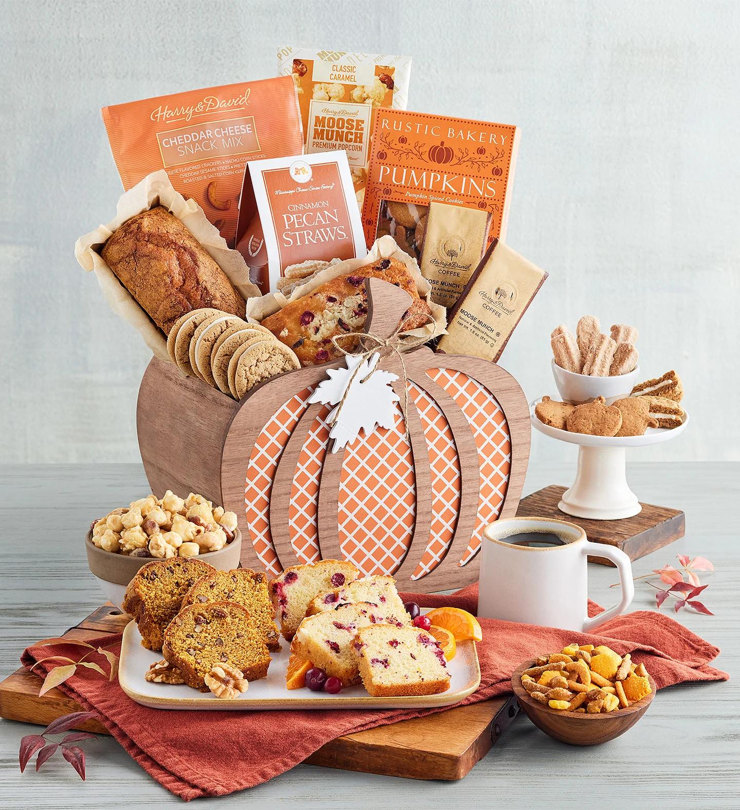 pumpkin spice gifts Pumpkin gift basket