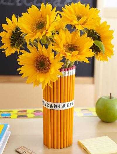 diy teacher gifts pencil vase