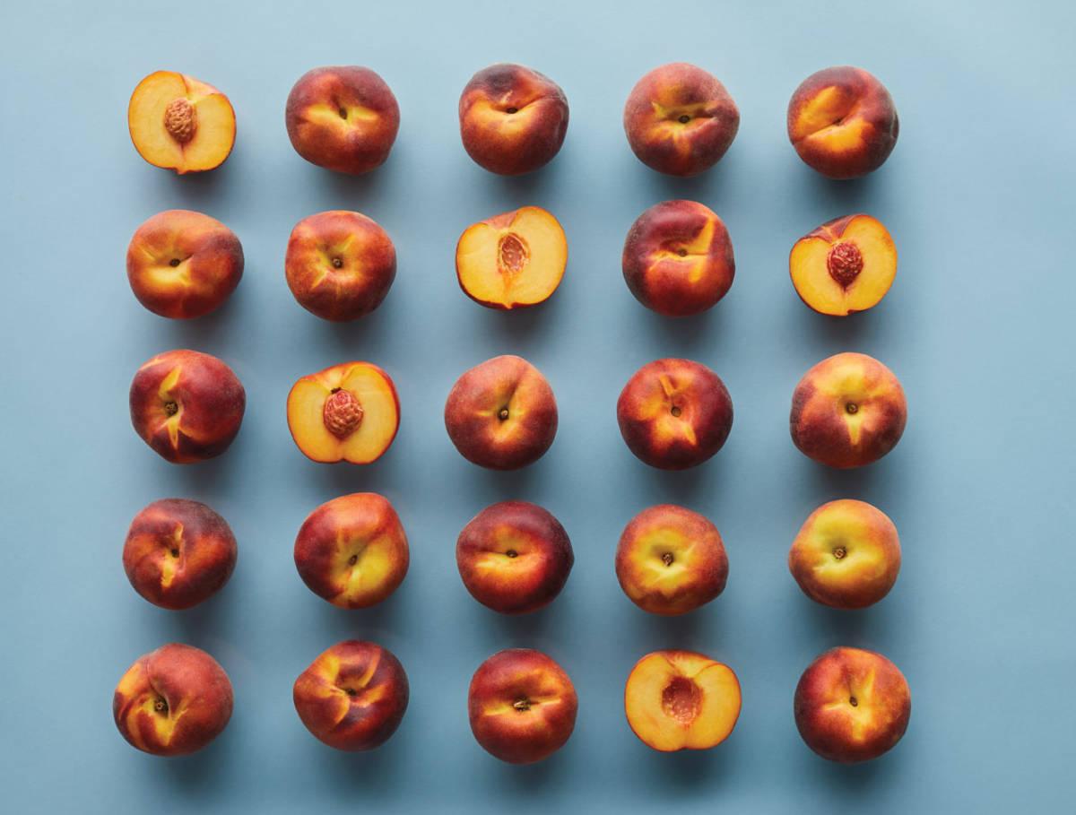 peaches in a row