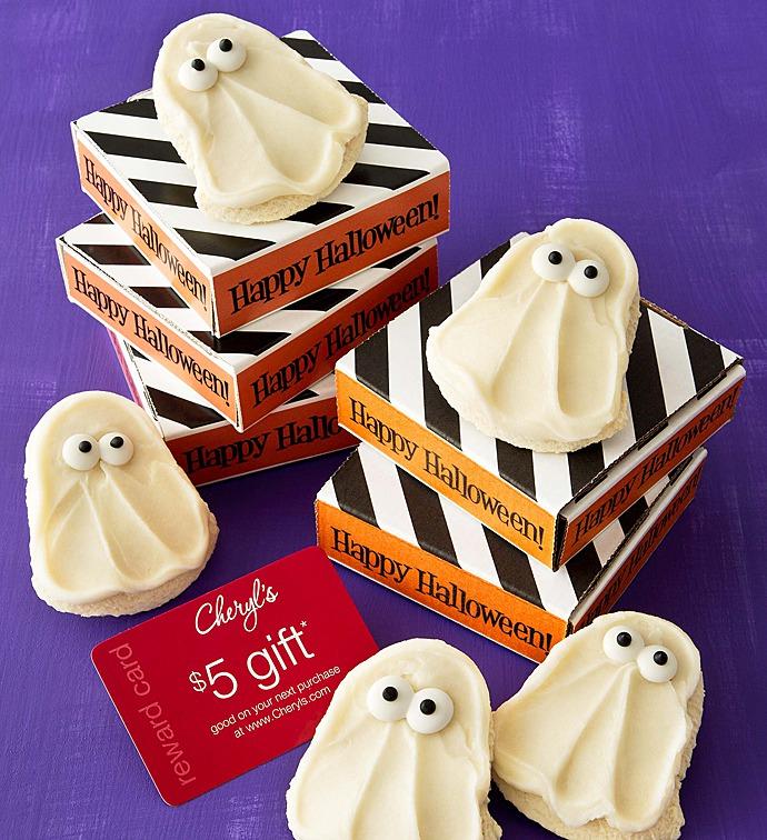 Halloween party favor cookie cards