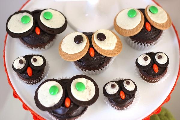 Mom & Baby Owl Cupcakes