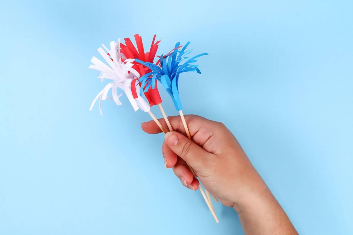 fourth of july diy popsicle stick decorations