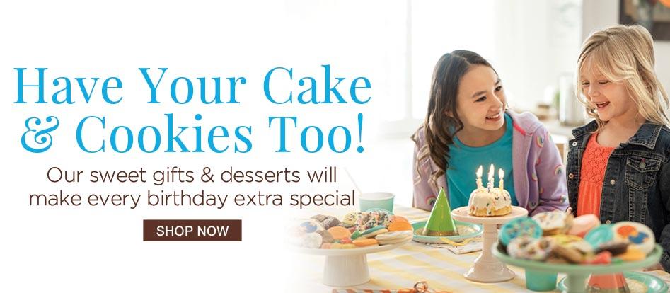 have cake and cookies ad