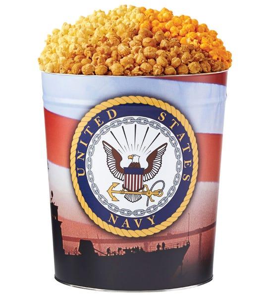 Photo of Naval Academy popcorn tin