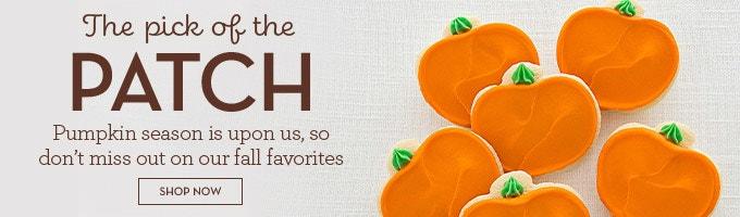 Ad for pumpkin cookies and flavors of fall
