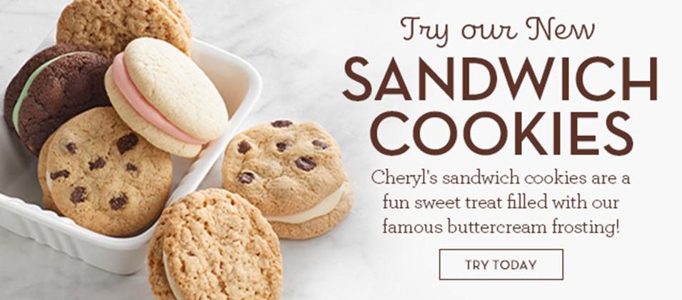 Ad for sandwich cookies