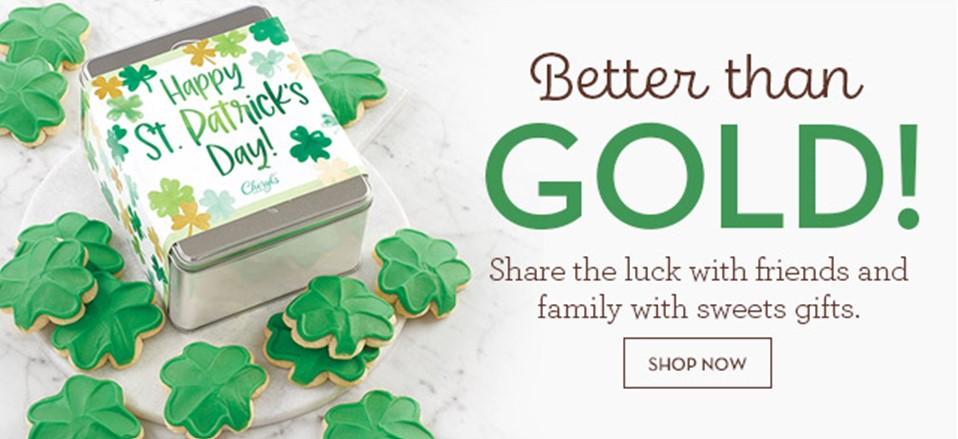 st. patrick's day cookies ad