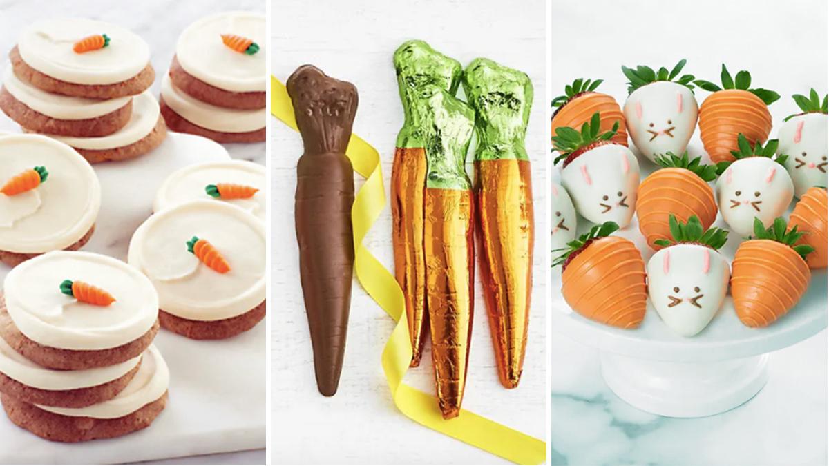 a photo of easter brunch ideas: carrot themed treats