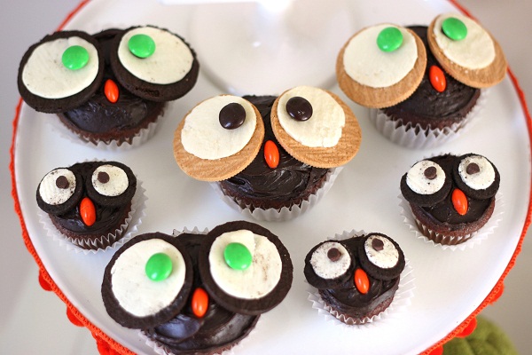 Mom & Baby Owl Cupcakes