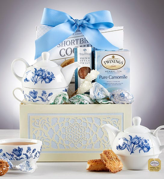 https://www.cheryls.com/blog/wp content/uploads///Teatime For One with Teapot Gift Basket