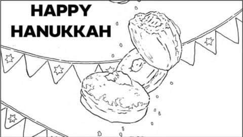 Hanukkah Printables and Coloring Pages | Scrumptious Bites