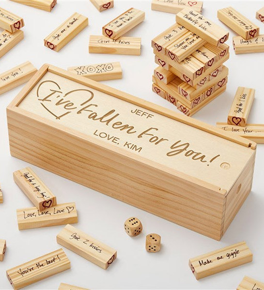 romantic Valentines Day gifts jenga