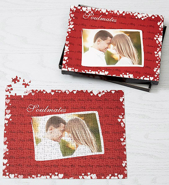 Personalised Valentines Day Gift Jigsaw Piece Couples Home