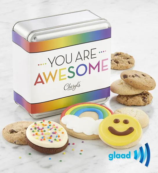 https://www.cheryls.com/blog/wp content/uploads///pride month gifts you are awesome cookies