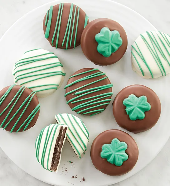 https://www.cheryls.com/blog/wp content/uploads///Chocolate Covered St. Patricks Day Oreo® Cookies