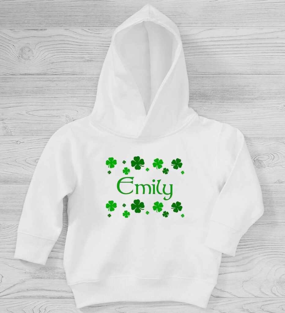 https://www.cheryls.com/blog/wp content/uploads///Lucky Clover Personalized St. Patricks Day Kids Sweatshirt x