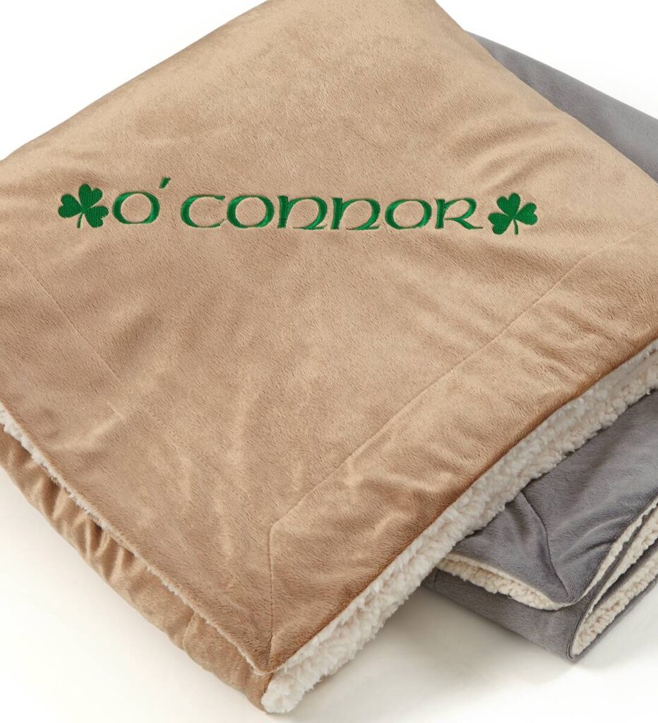 https://www.cheryls.com/blog/wp content/uploads///st. patricks day gift ideas with Irish Pride Embroidered Sherpa Blanket x