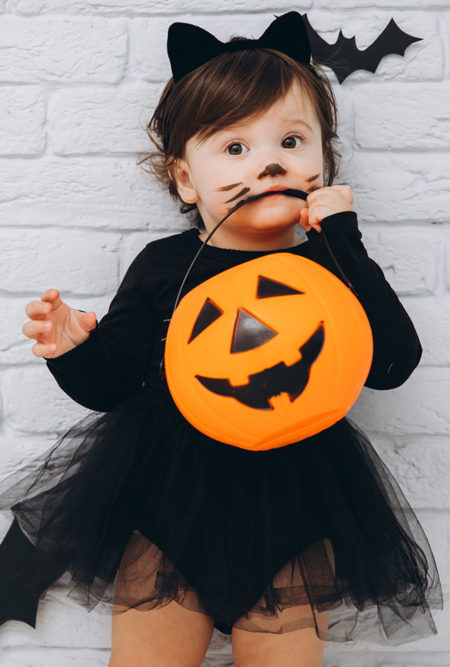 https://www.cheryls.com/blog/wp content/uploads///history of halloween toddler girl wearing black cat costume