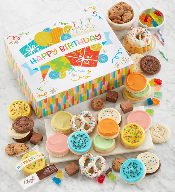 th birthday ideas cheryls cookies happy birthday party in a box